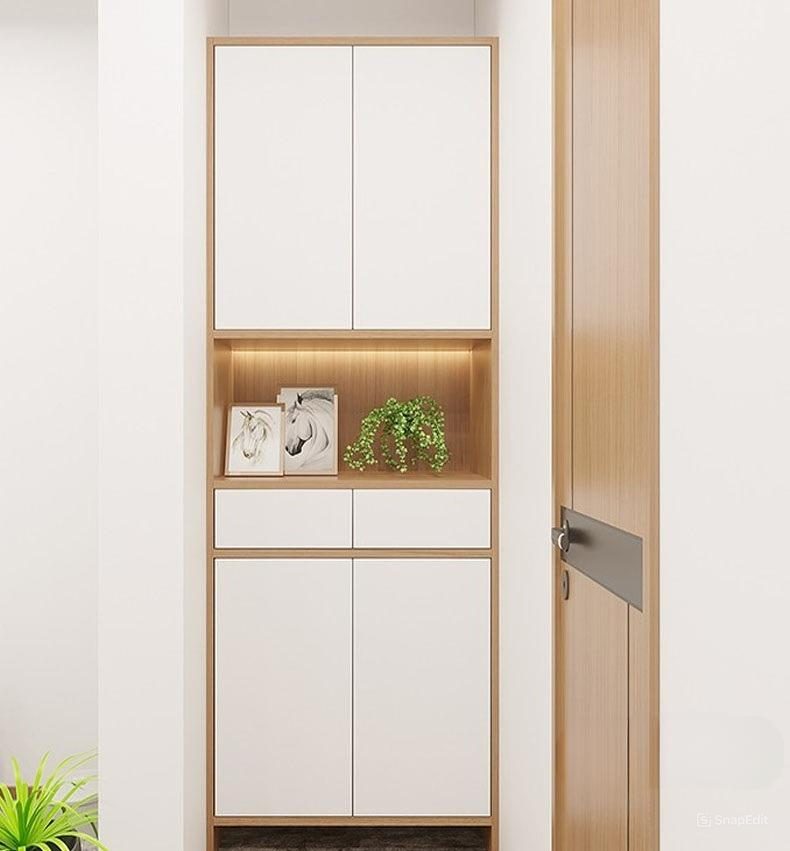 Tủ giầy chung cư kết hợp tủ để đồ TD272
